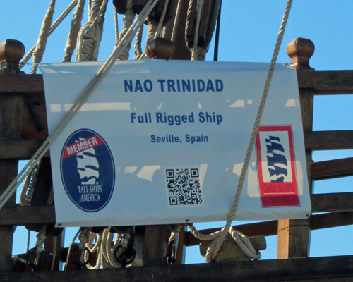 Nao Trinidad Tall Ship from Huelva Spain
